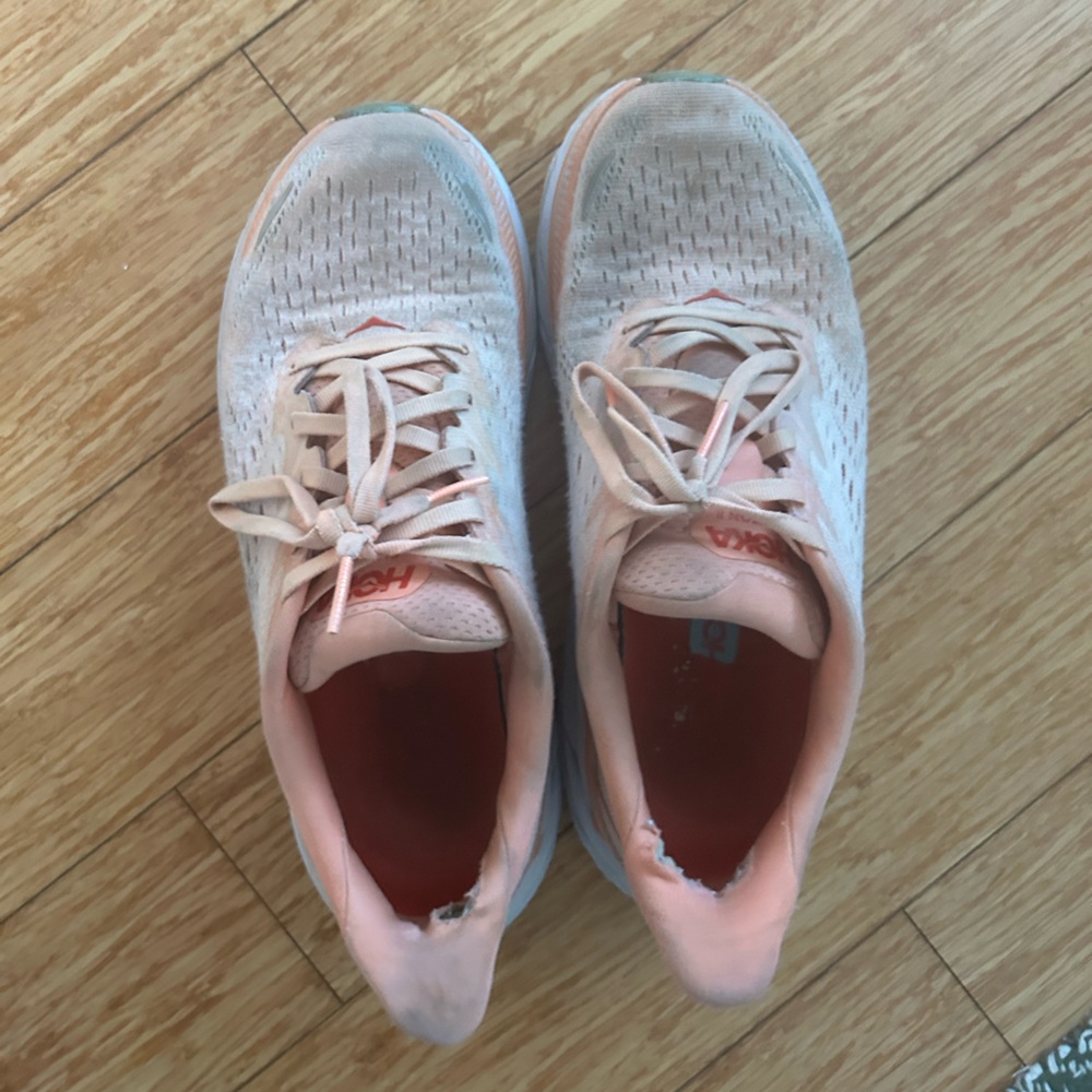 Hoka Sneakers Peach Color